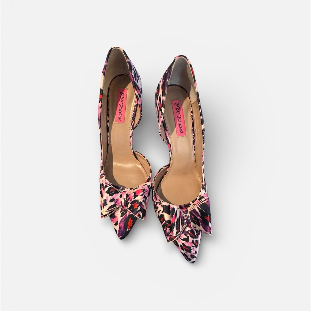 New Stylish Leopard Print Betsey Johnson Women's Heels